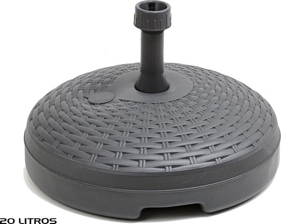 Parasolvoet rond 20L rotan