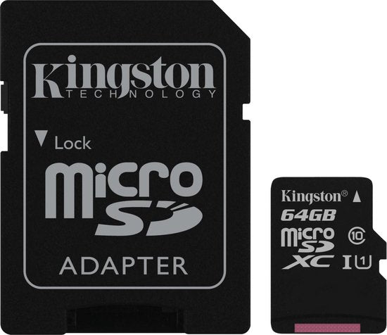 Micro SD kaart 64GB