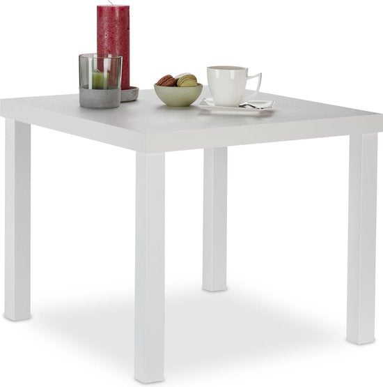 Bijzet tafel wit of donkerbruin