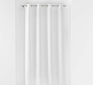Gordijn wit linnenlook 140x180cm
