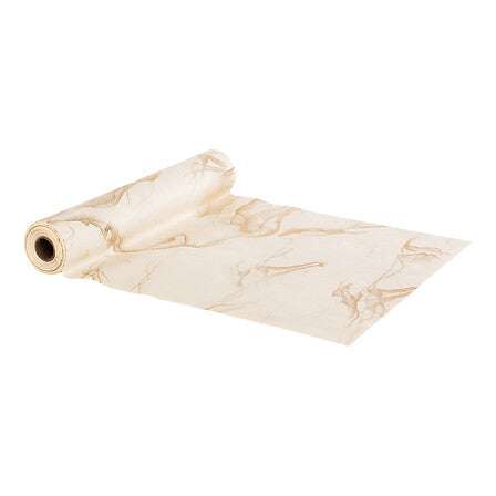 Luxe velours decoratiestof Golden Marble 3m beige