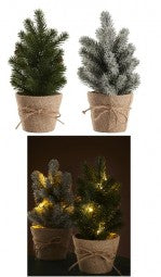 Complete groene kerstboom 25cm