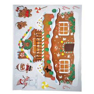 Raamstickers kerst 38x30cm Cookie