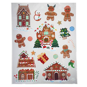 Raamstickers kerst 38x30cm Cookie