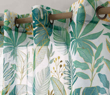 Afbeelding in Gallery-weergave laden, Gordijn Leaves Gold groen 140x240cm PROMO 2 VOOR €35
