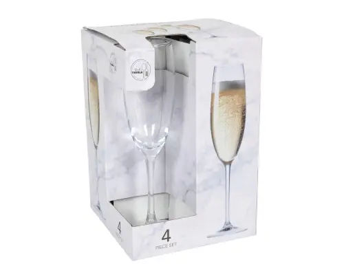 Champagneglas 190ml set van 4 premium