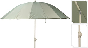 Parasol 2m2 knikbaar 3 kleuren