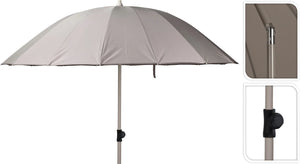 Parasol 2m2 knikbaar 3 kleuren