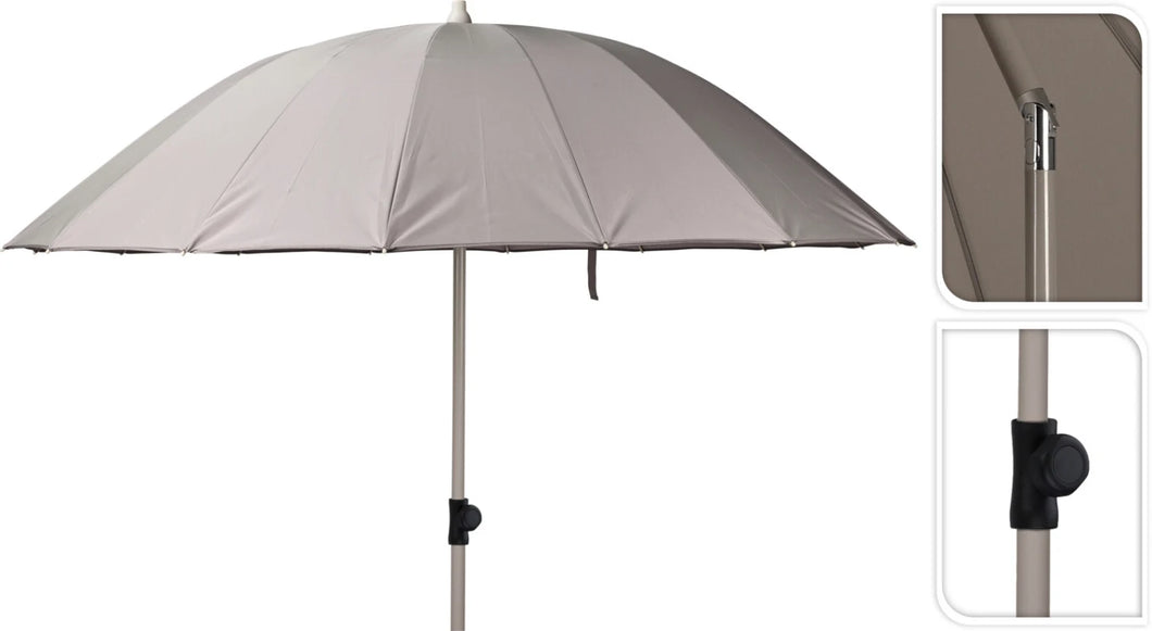 Parasol 2m2 knikbaar 3 kleuren