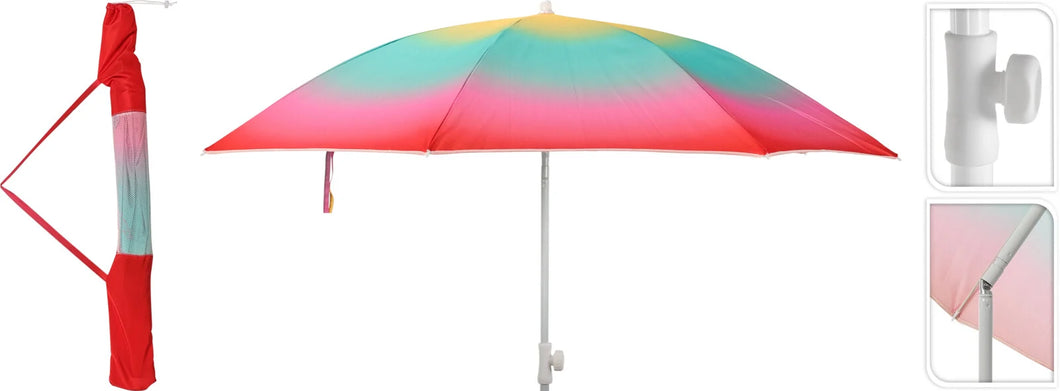 Parasol 1.8m knikbaar Rainbow