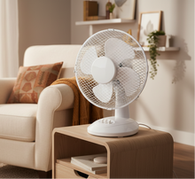 Afbeelding in Gallery-weergave laden, Tafel ventilator wit 23cm

