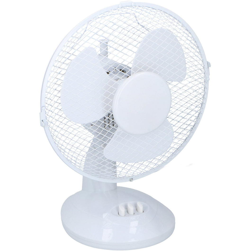 Tafel ventilator wit 23cm