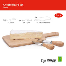 Afbeelding in Gallery-weergave laden, Snijplank met kaassnij set
