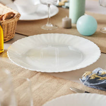 Afbeelding in Gallery-weergave laden, Servies wit glas ribbels
