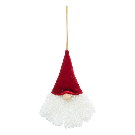 Hanger snowy kerstman gnome H19cm