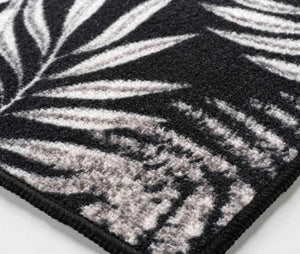 Deurtapijt 40x60cm Jungle black