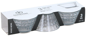 Amuse of ijs coupe glas 30cl set van 3 stuks