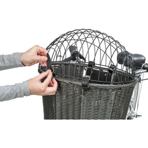 Fietsmand stuur dieren rietlook