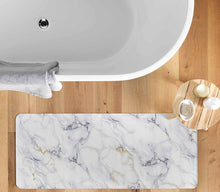 Afbeelding in Gallery-weergave laden, Tapijt marmer/gold anti-slip 2 maten
