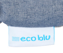 Afbeelding in Gallery-weergave laden, Dierenkussen grijs/blauw eco ovaal
