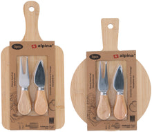 Afbeelding in Gallery-weergave laden, Snijplank met kaassnij set
