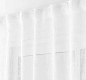 Gordijn wit linnenlook 140x240cm