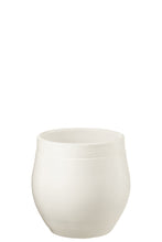 Afbeelding in Gallery-weergave laden, Bloempot keramiek 29cm wit
