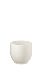 Afbeelding in Gallery-weergave laden, Bloempot keramiek 29cm wit

