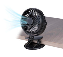 Afbeelding in Gallery-weergave laden, Ventilator met knijper oplaadbaar
