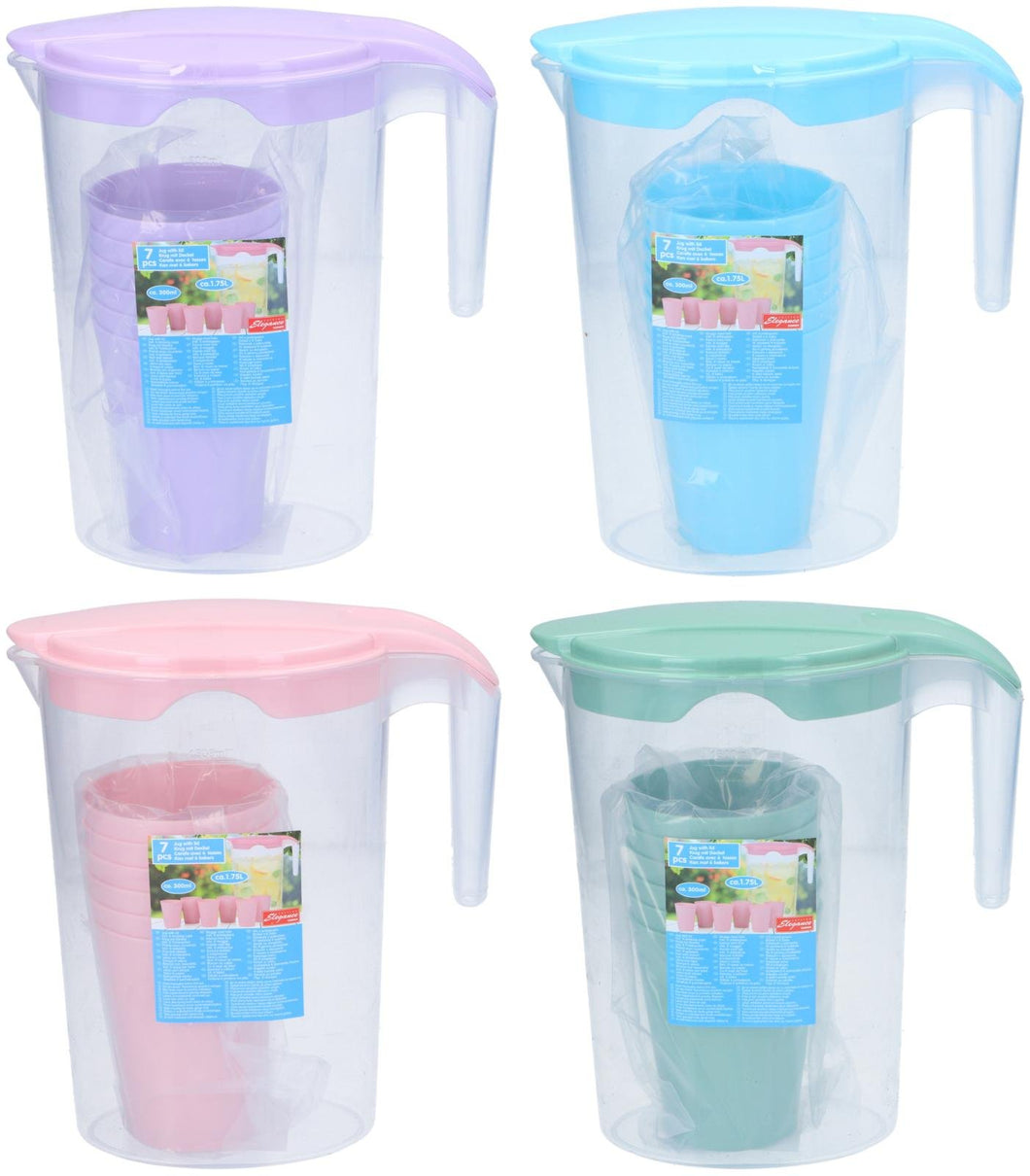 Kan met 4 drinkbekers