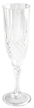 Afbeelding in Gallery-weergave laden, Champagne glazen 6 stuks kristal effect plastiek
