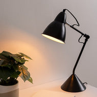 Bureaulamp verstelbaar zwart