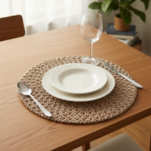 Afbeelding in Gallery-weergave laden, Placemat rotan rond 38cm
