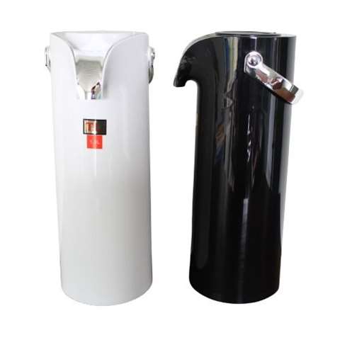 Pompthermos zwart of wit 1,9l