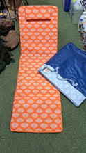 Afbeelding in Gallery-weergave laden, Ligmatras met rugleuning + draagtas 145x47cm extra stevig
