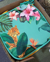 Afbeelding in Gallery-weergave laden, Stoelkussen vierkant jungle PROMO 4 VOOR €10
