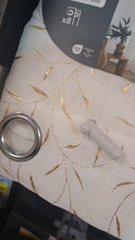 Afbeelding in Gallery-weergave laden, Gordijn Leaves gold 140x240cm PROMO 2 VOOR €35

