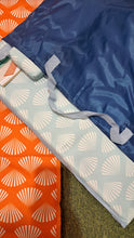 Afbeelding in Gallery-weergave laden, Ligmatras met rugleuning + draagtas 145x47cm extra stevig
