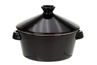 Ovenpotje donkerbruin D10