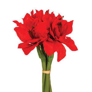 Boeketje kunst bloemen Amaryllis