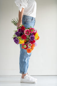 Kunst Ranonkel bloemen H53cm 2 kleuren
