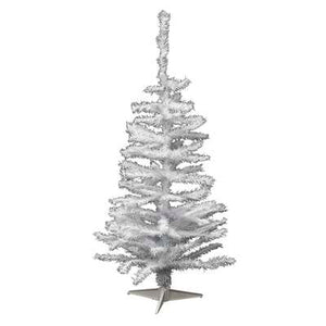 Kerstboom Basic wit 1m