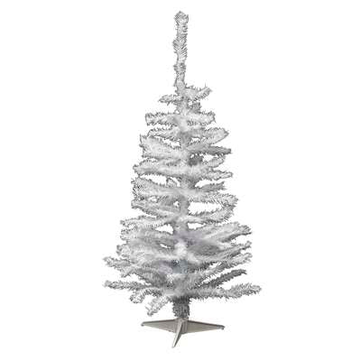Kerstboom Basic wit 1m