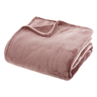 Plaid oud roze 180x230cm