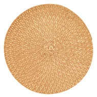 Placemat rond goud