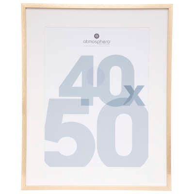 Kader Manu 40x50cm naturel en zwart