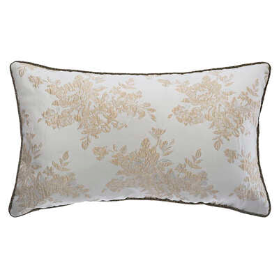 Kussen broderie beige