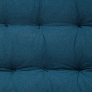 Kussen pallet of bed Folk lang blauw
