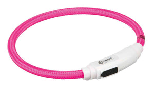 Honden halsband LED fluo XS-S