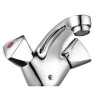 Super twee greeps lavabo kraan